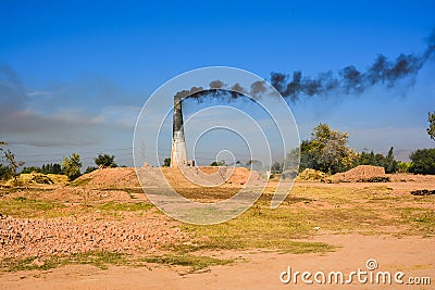 Brick Kiln Stock Photo